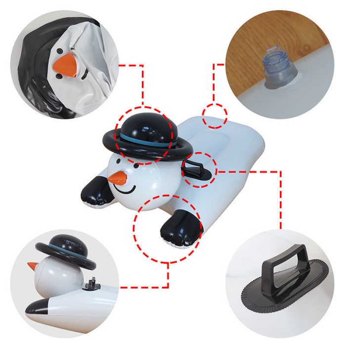 Inflatable Snowman Snow tube for kids 
