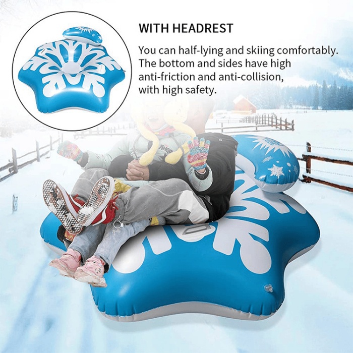  Inflatable snowflake Snow tube for kids