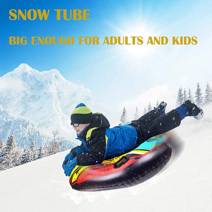 Heavy Duty Triangle Winter Snow Tube Sled
