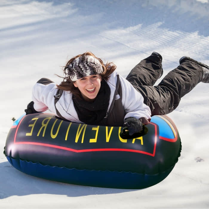 Heavy Duty Triangle Winter Snow Tube Sled