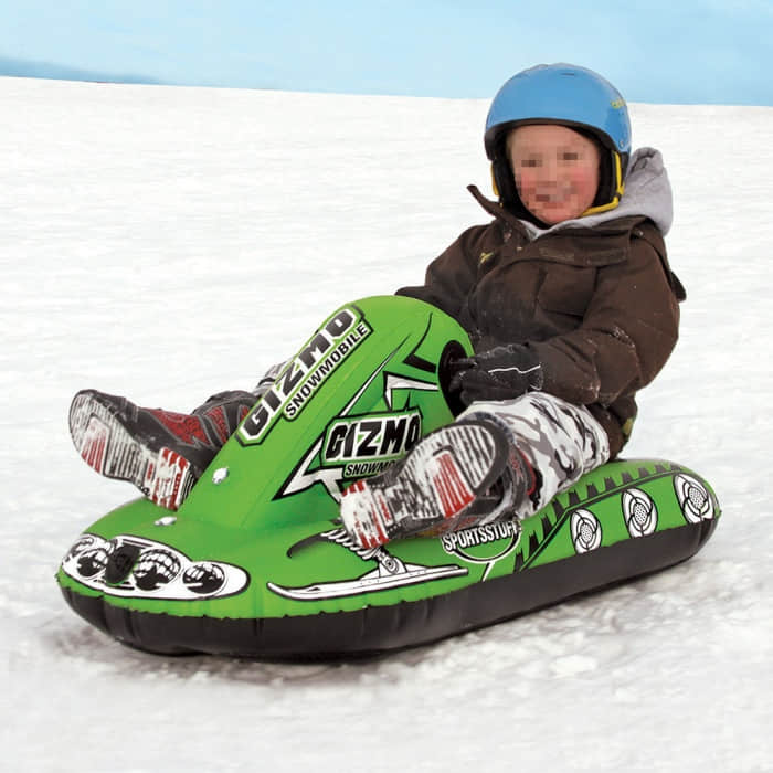 Inflatable Snowmobile Winter Snow Sled For Kids