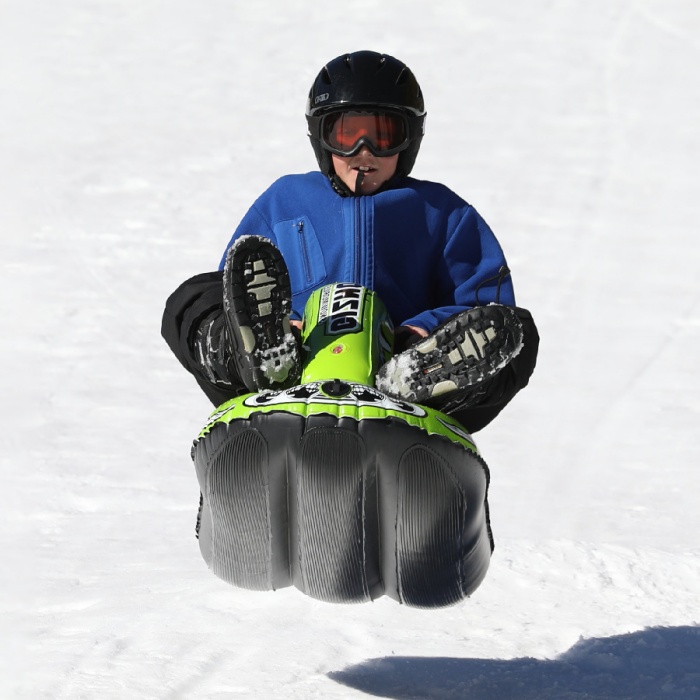 Inflatable Snowmobile Winter Snow Sled For Kids
