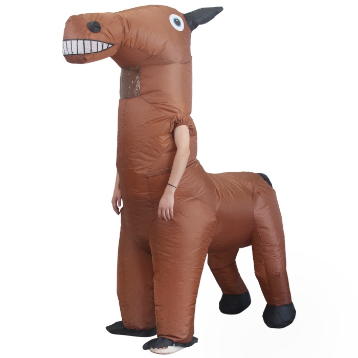  Adults Inflatable Ride on Horse Costume
