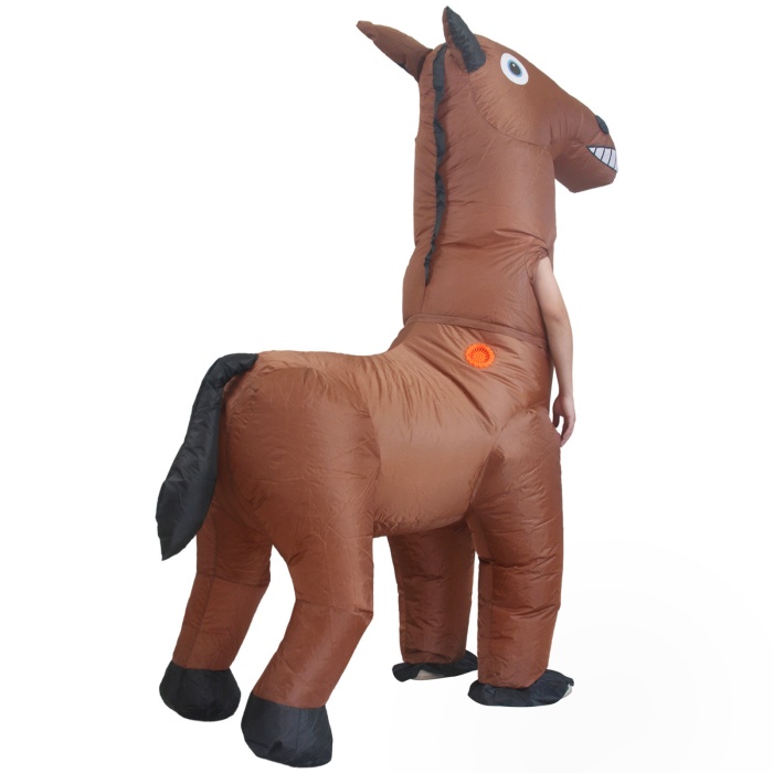  Adults Inflatable Ride on Horse Costume