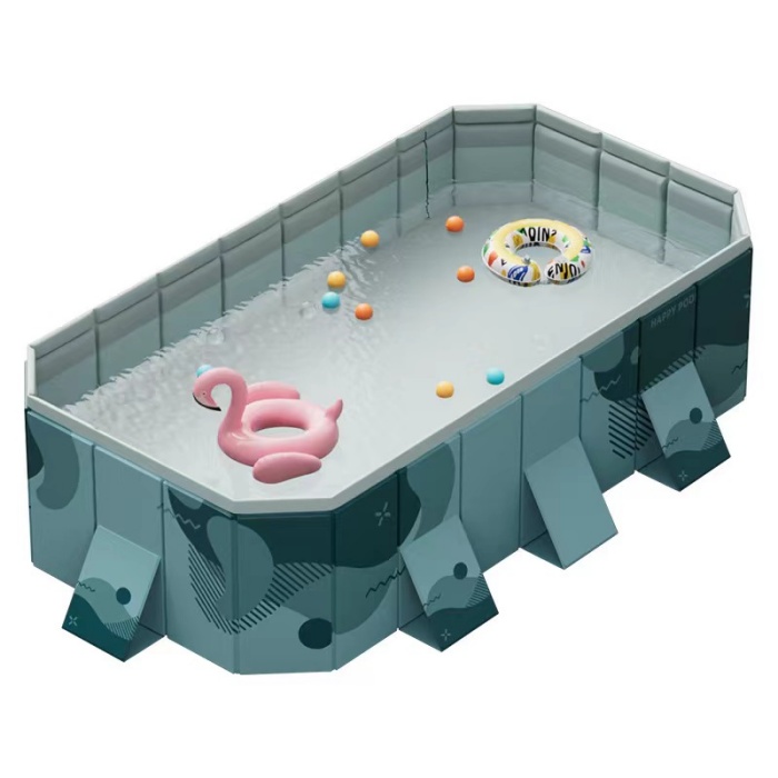 Foldable Non-Inflatable Kids and Adults Outdoor Swimming Pool
