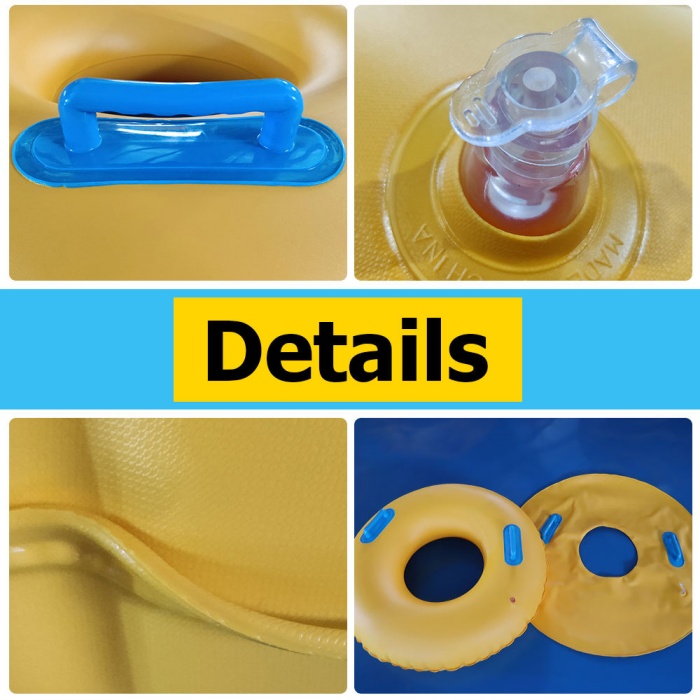 Single Seat Inflatable Water Park Slide Tube 