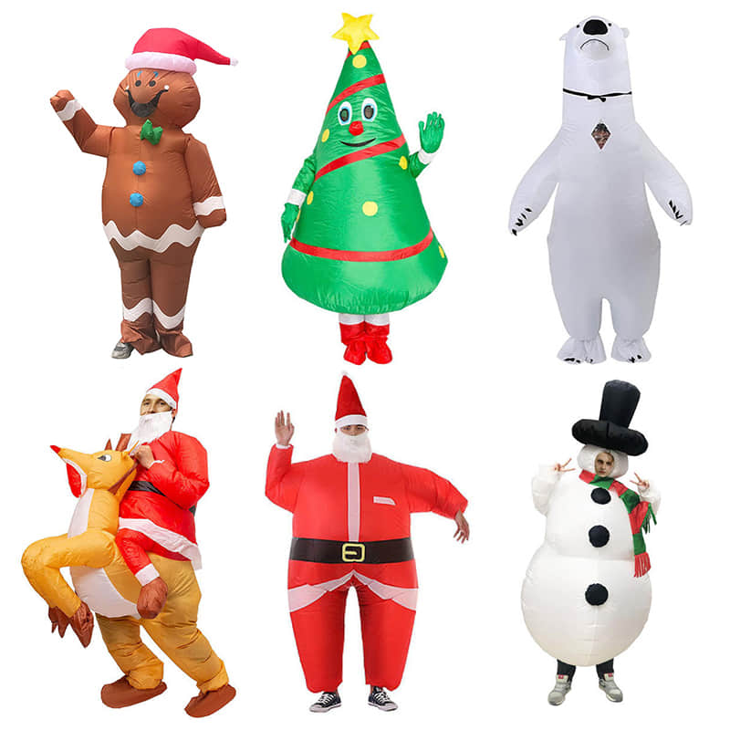 How do inflatable costumes work?