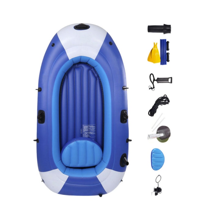 2 person pvc inflatable fishing boat
