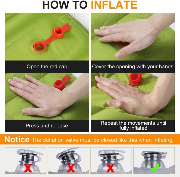Heavy duty Inflatable camping air mattress