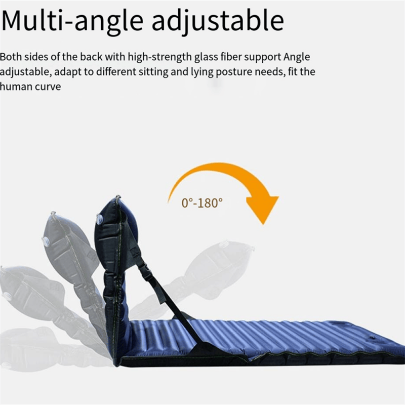 Outdoor self inflating camping sleeping pad 
