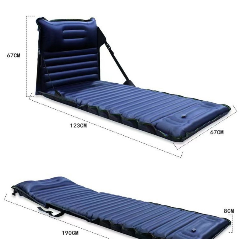 Outdoor self inflating camping sleeping pad 